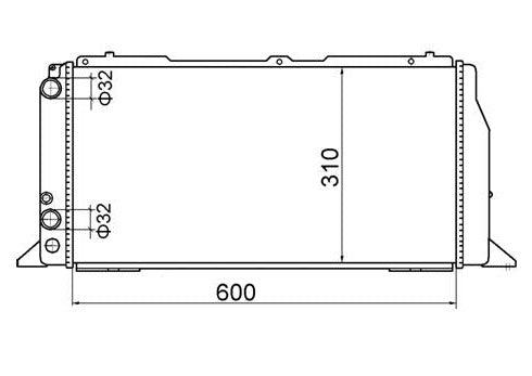 Audi 80/90 Quattro Radiator / AD74011