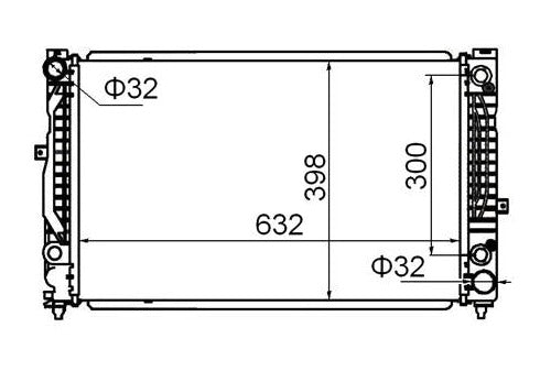 Audi A4 A6 Radiator / AD74013
