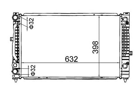 Audi A4 4-Door Wagon Radiator / AD74016