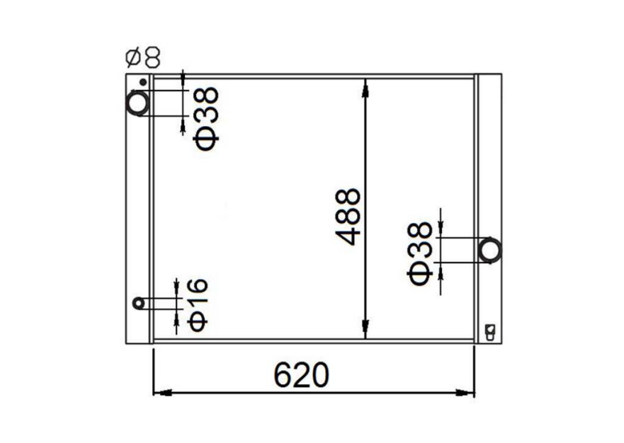 BMW E65/E66 7 Series Manual Full Aluminium Radiator / BM27029A