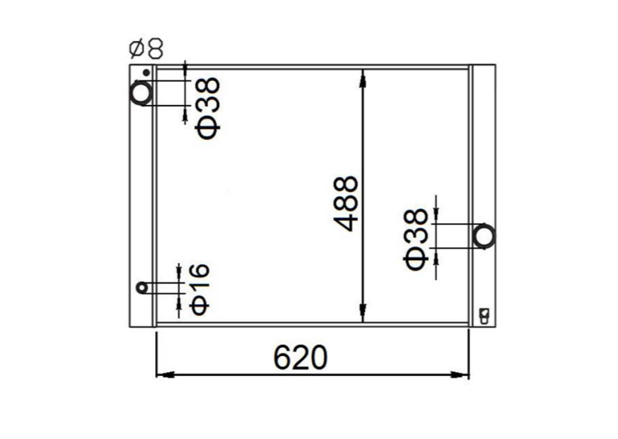 BMW E60/E61 5 Series Manual Radiator / BM27030A