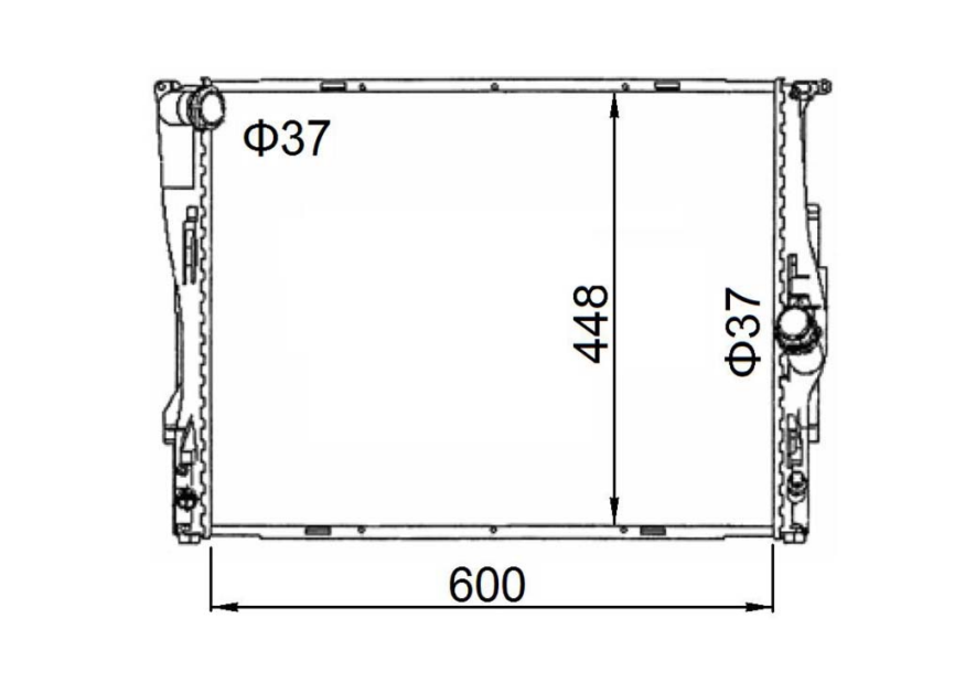 BMW E90 3 Series E81 E82 E87 E88 1 Series Radiator / BM27031