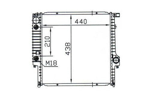 BMW E30 3 Series 320 Radiator / BM27013