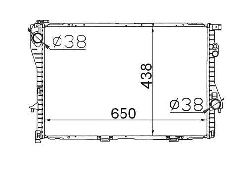 BMW E38 7 Series E39 5 Series Radiator / BM27020
