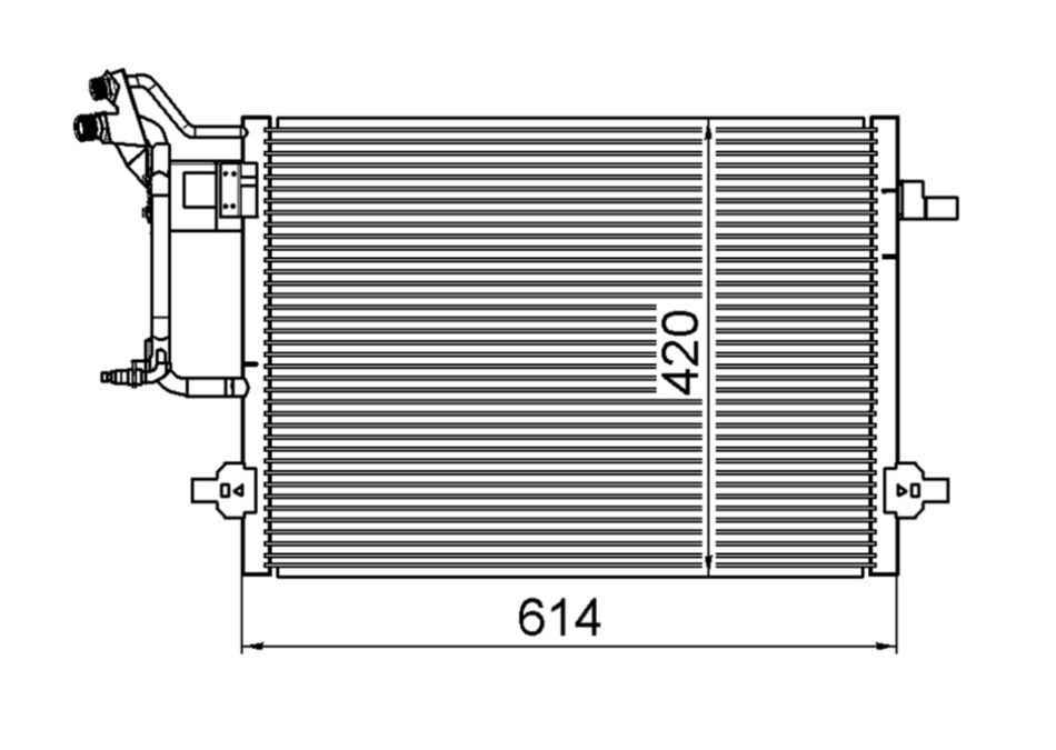 Audi A4 S4 Condenser / CAD74013A