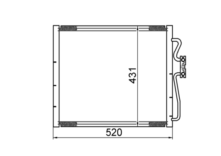 BMW 7 Series E38 Condenser / CBM27020B
