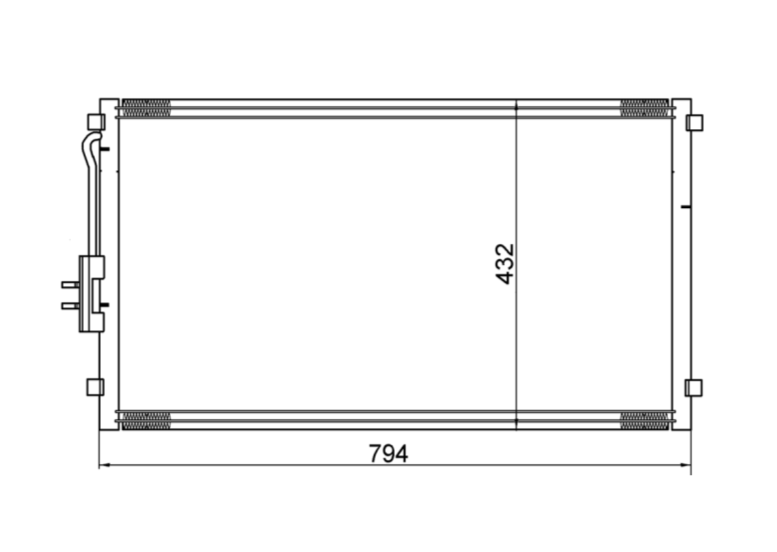 Chrysler Voyager Condenser / CCH33014