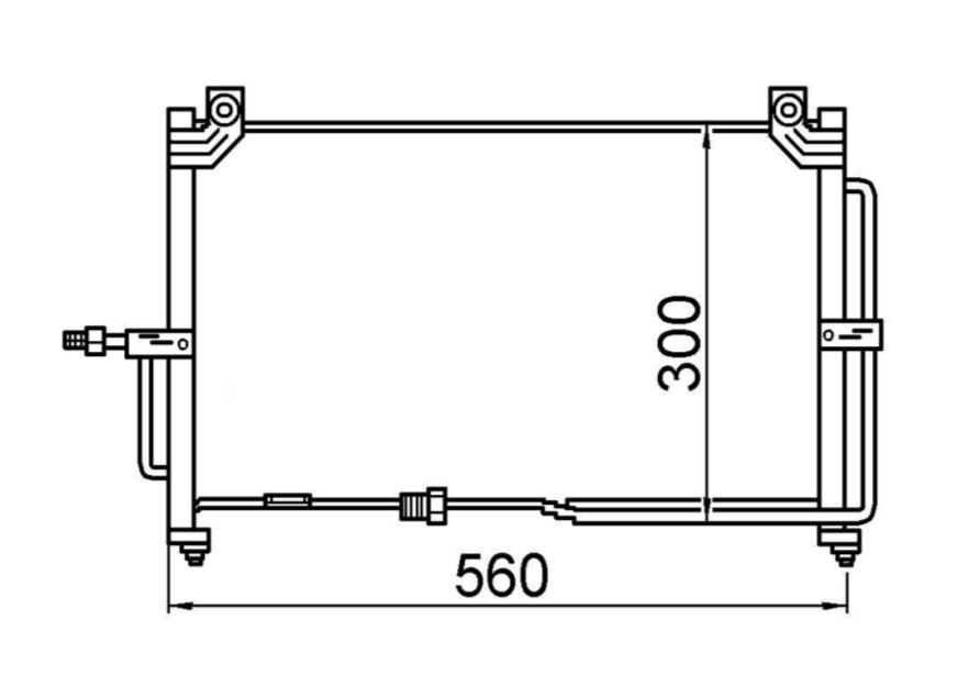 Daewoo Matiz Condenser / CDW42019