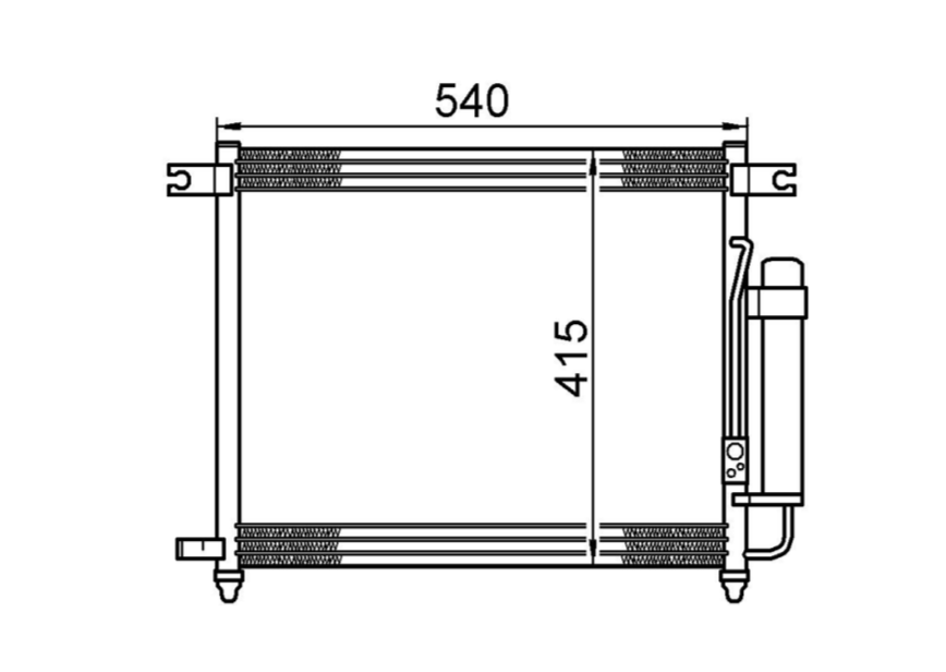 Daewoo Kalos Condenser / CDW42021