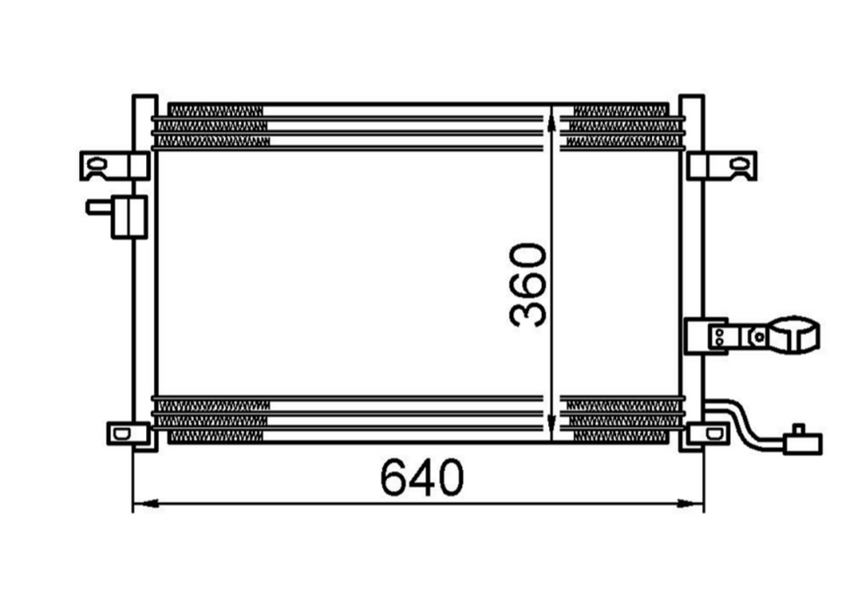 Daewoo Lacetti Condenser / CDW42023