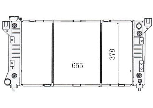 Chrysler Voyager Wagon Radiator / CH33011