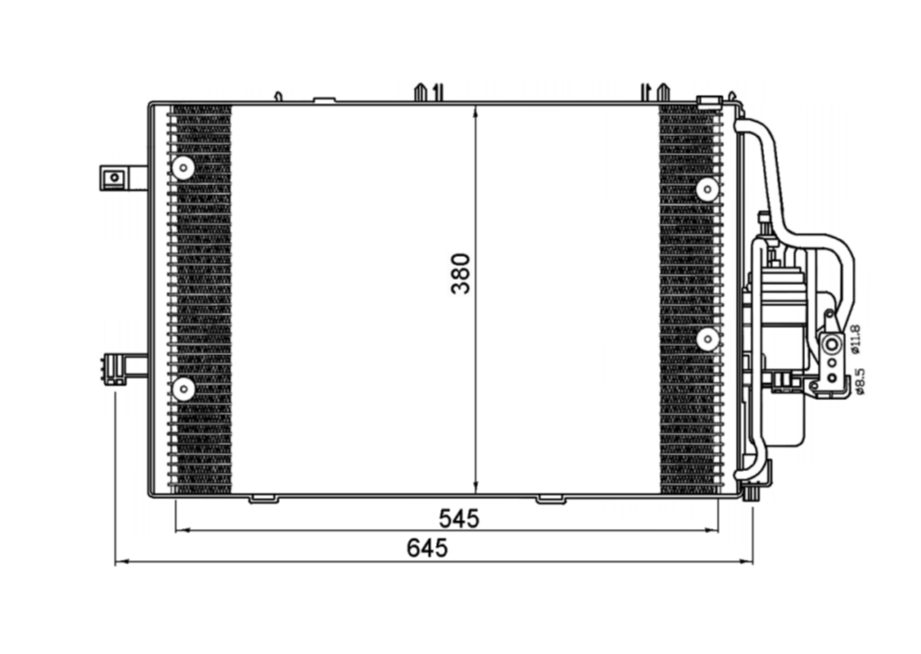 Holden Barina XC Condenser / CHD22028B