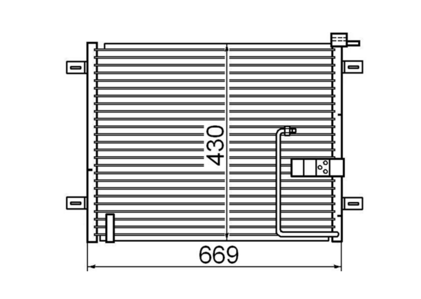 Holden Commodore VZ Condenser / CHD22034