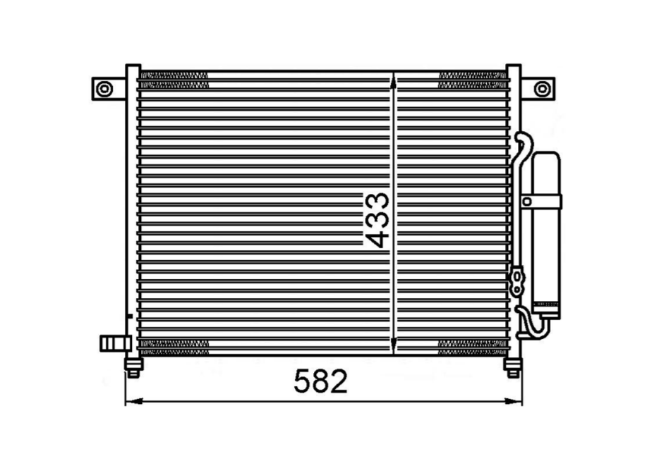 Holden Barina TK Condenser / CHD22048