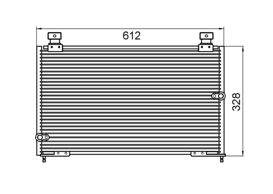 Honda Accord CD 2.2L Condenser / CHO17013