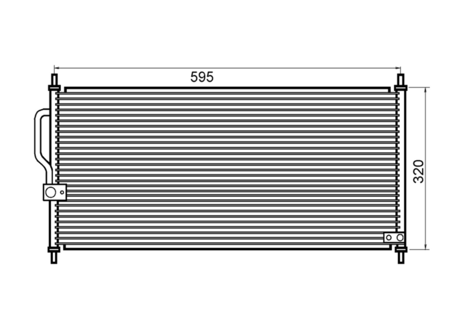 Honda Integra DC4 Condenser / CHO17025