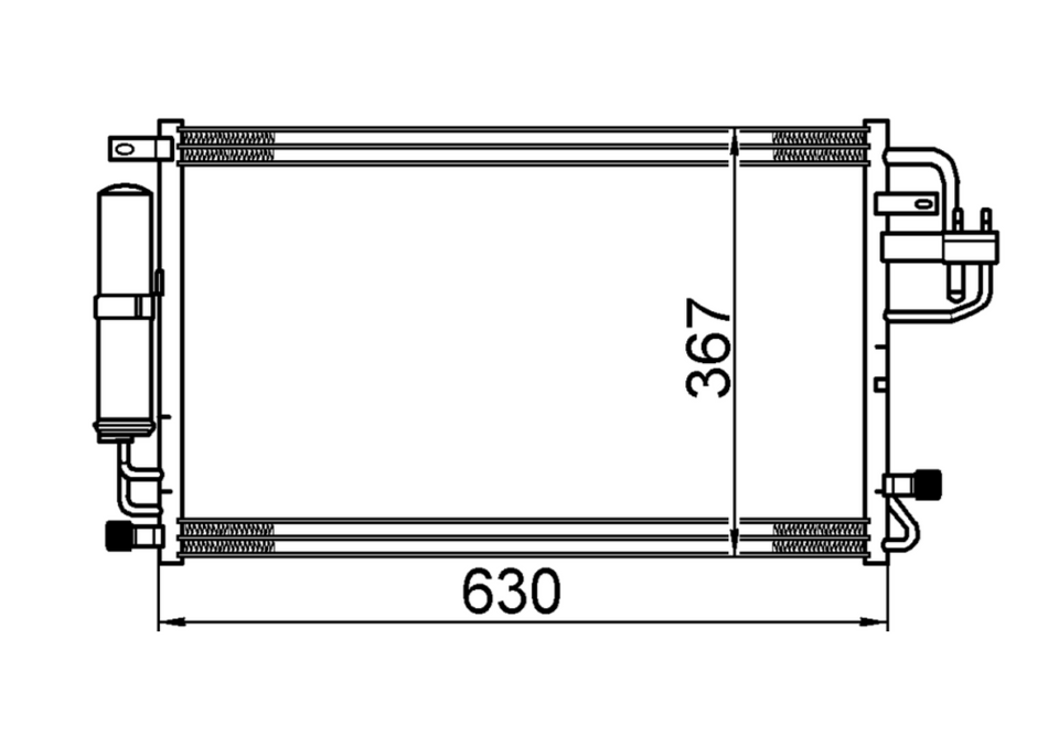 Kia Sportage KM Wagon Condenser / CKI29019