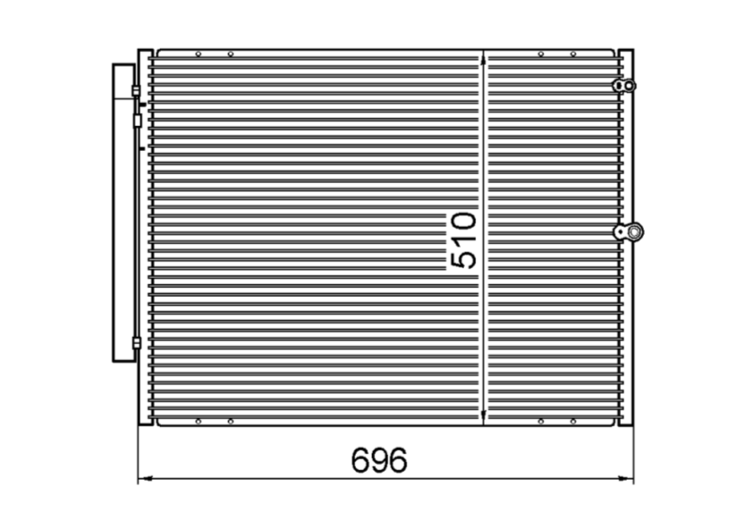 Lexus RX330 RX350 MCU38 Condenser / CLX13021