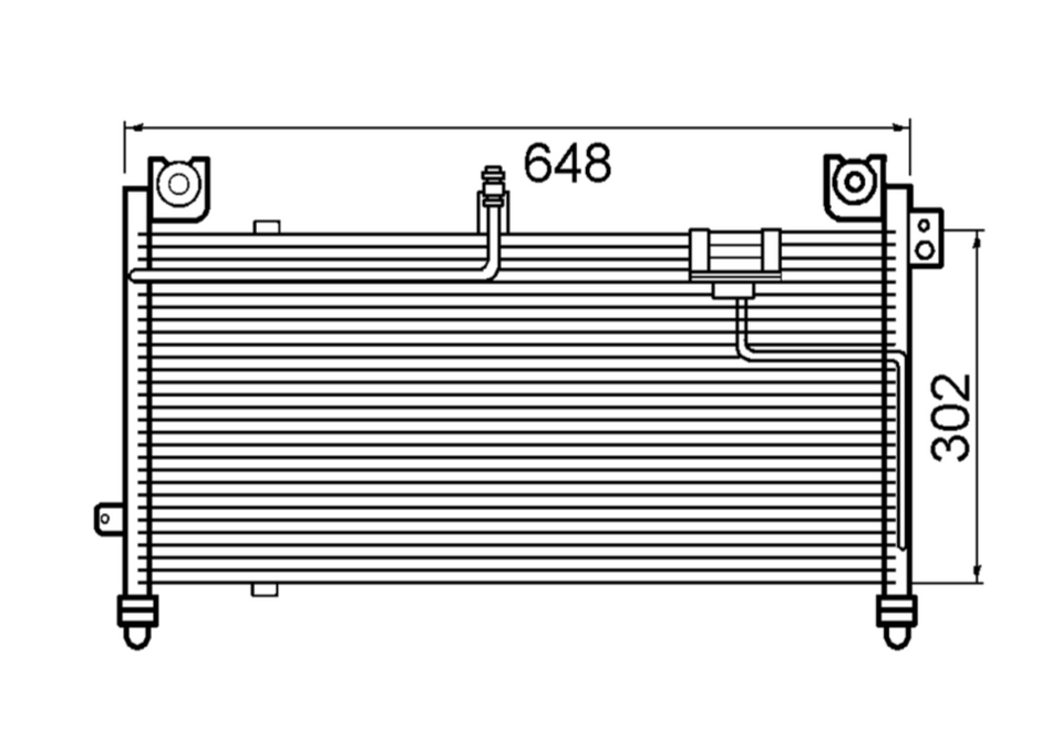Mazda 323 BA11 KJ KL Condenser / CMA23019A