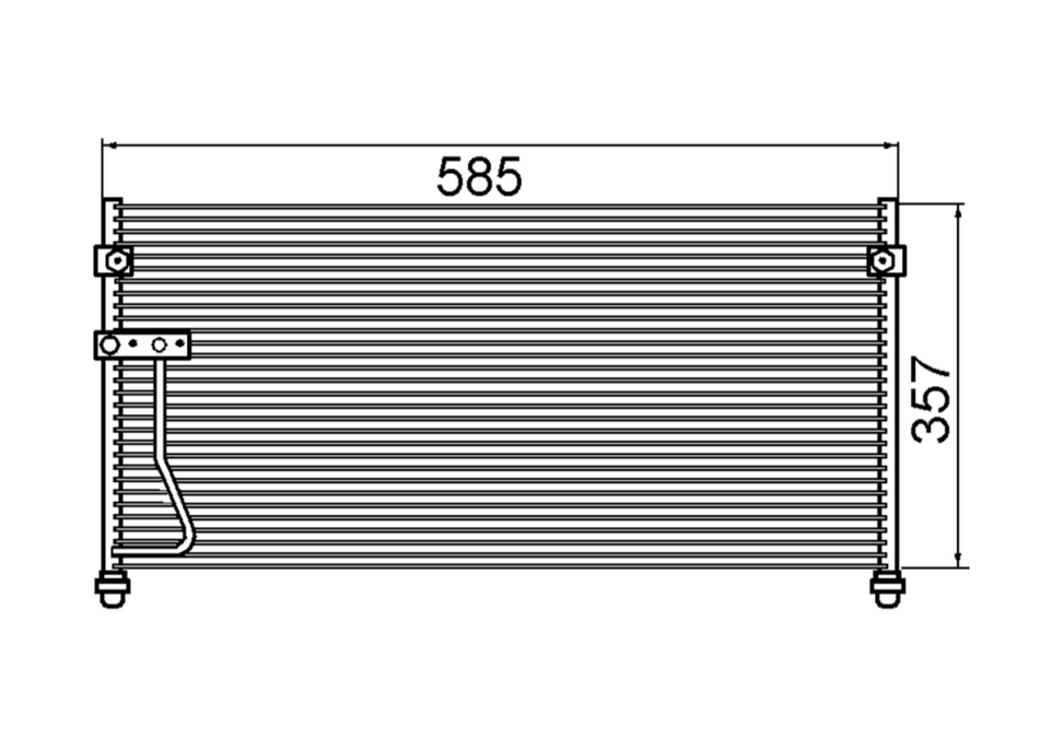 Mazda 626 Sedan GF Wagon GN Condenser / CMA23022