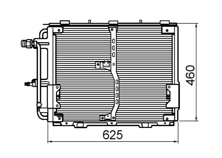 Mercedes-Benz S-Class W140 300E S280 S320 Condenser / CMB15020