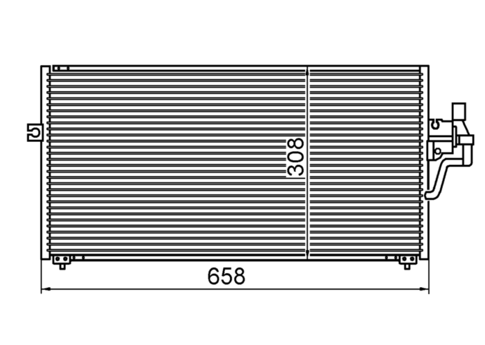 Mitsubishi Lancer CE Condenser / CMI12023A