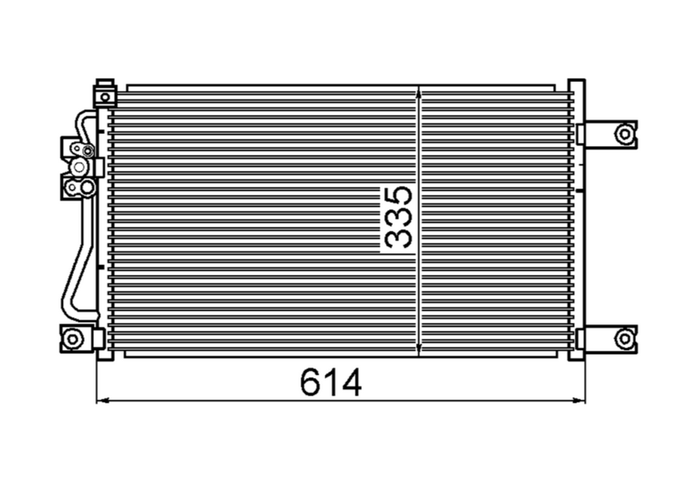 Mitsubishi Challenger PA I PA II 4WD V6 Condenser / CMI12036
