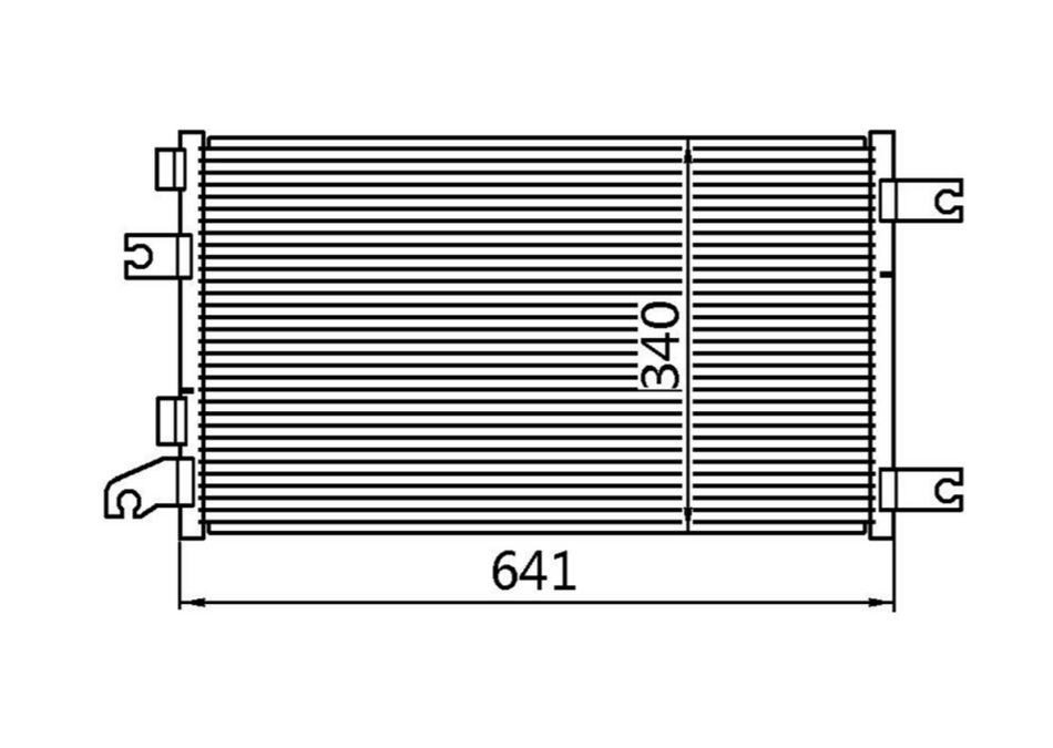 Mitsubishi Triton Ute MK Condenser / CMI12037B