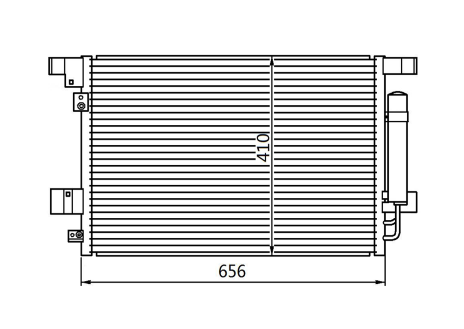 Mitsubishi Lancer CJ Condenser / CMI12049