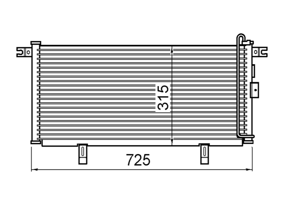 Mitsubishi Pajero IO QA Condenser / CMI12098