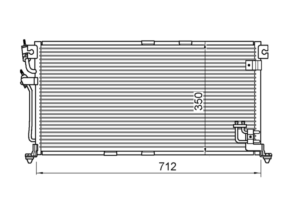 Mitsubishi Lancer CH Condenser / CMI12099