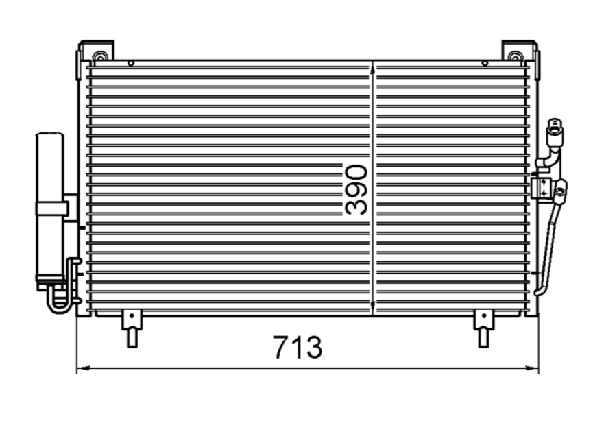 Mitsubishi Outlander Wagon ZE ZF Condenser / CMI12100