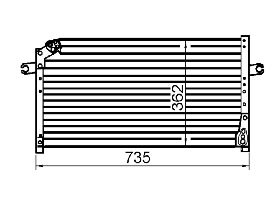 Nissan Bluebird Pintara U12 Condenser / CNI19012
