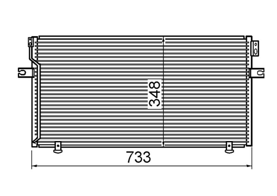 Nissan Bluebird U13 Condenser / CNI19013