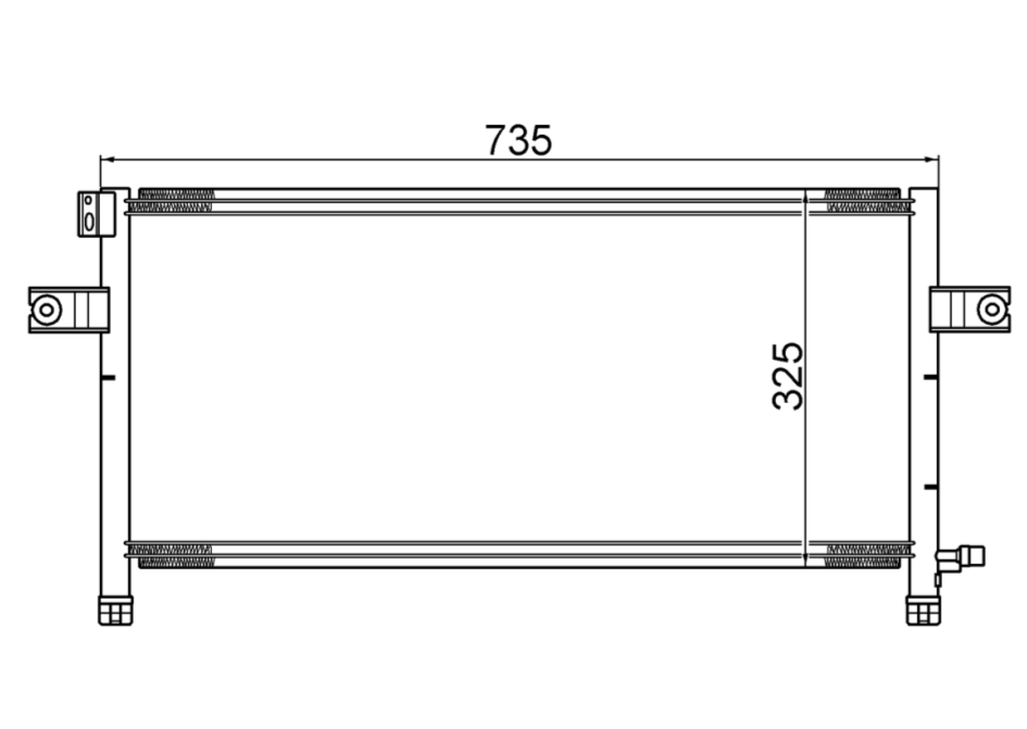 Nissan Navara D22 V4 Condenser / CNI19020A
