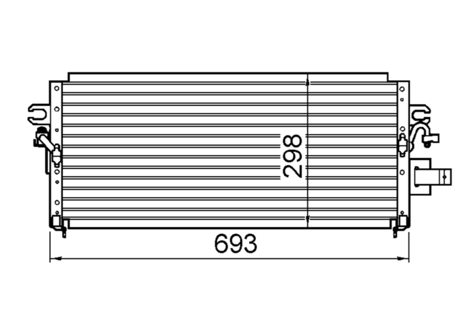 Nissan Pulsar N14 N15 Condenser / CNI19021A