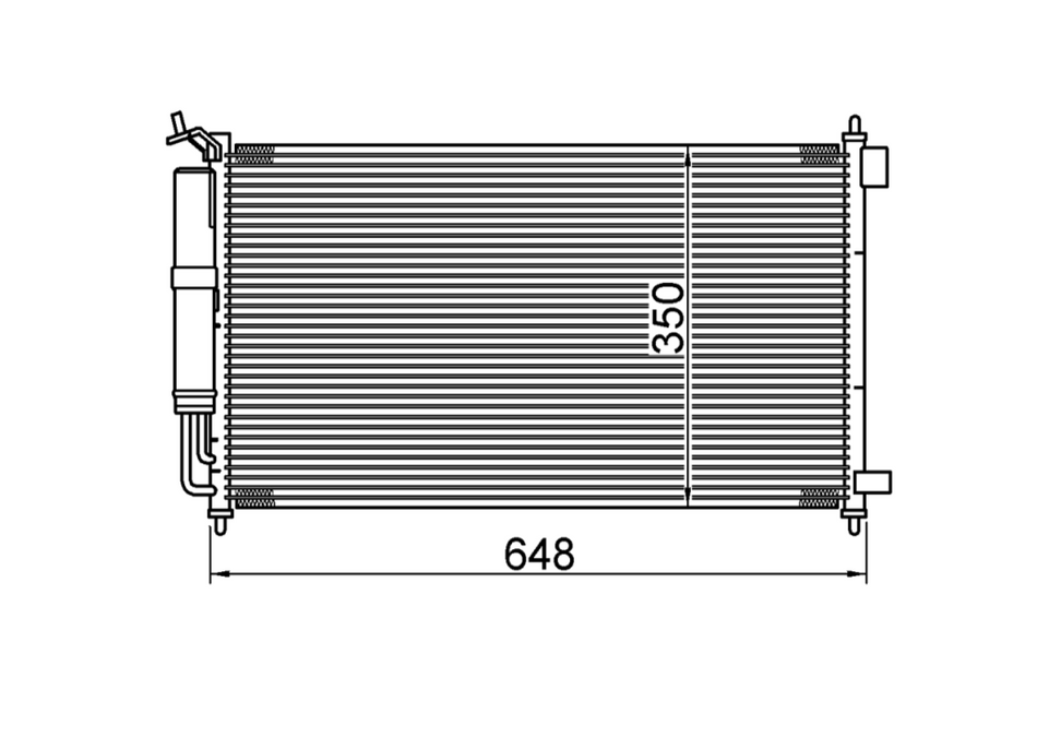 Nissan Tiida Condenser / CNI19052