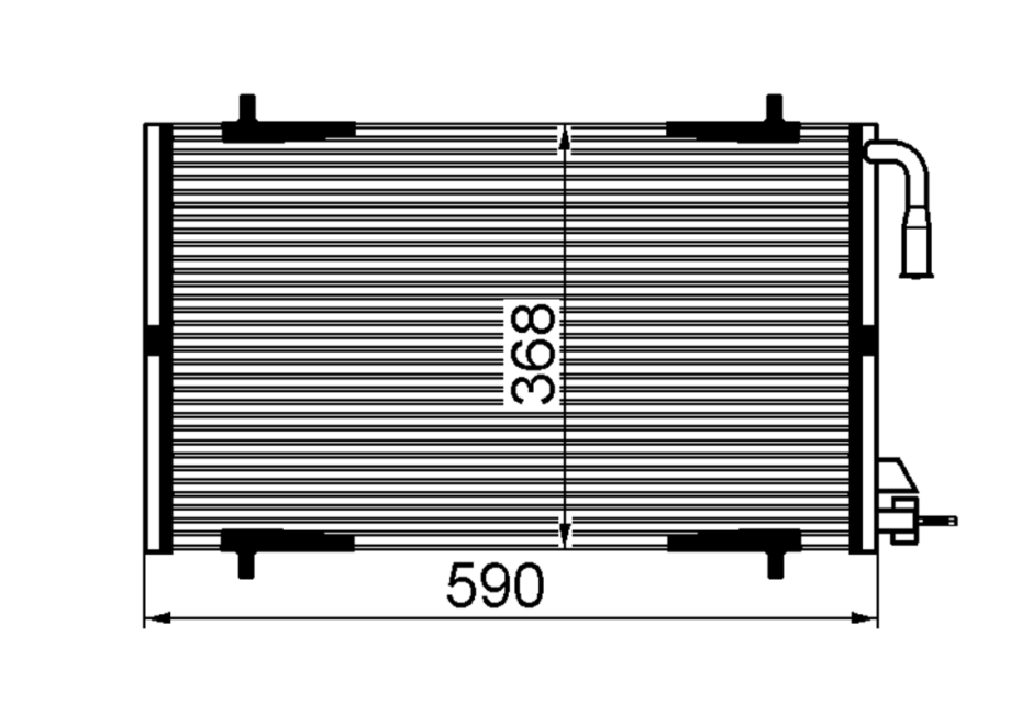 Peugeot 206 Condenser / CPE26011
