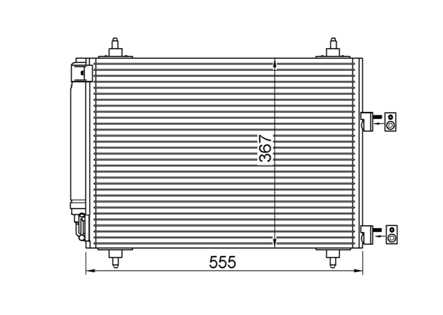 Peugeot 307 Condenser / CPE26012