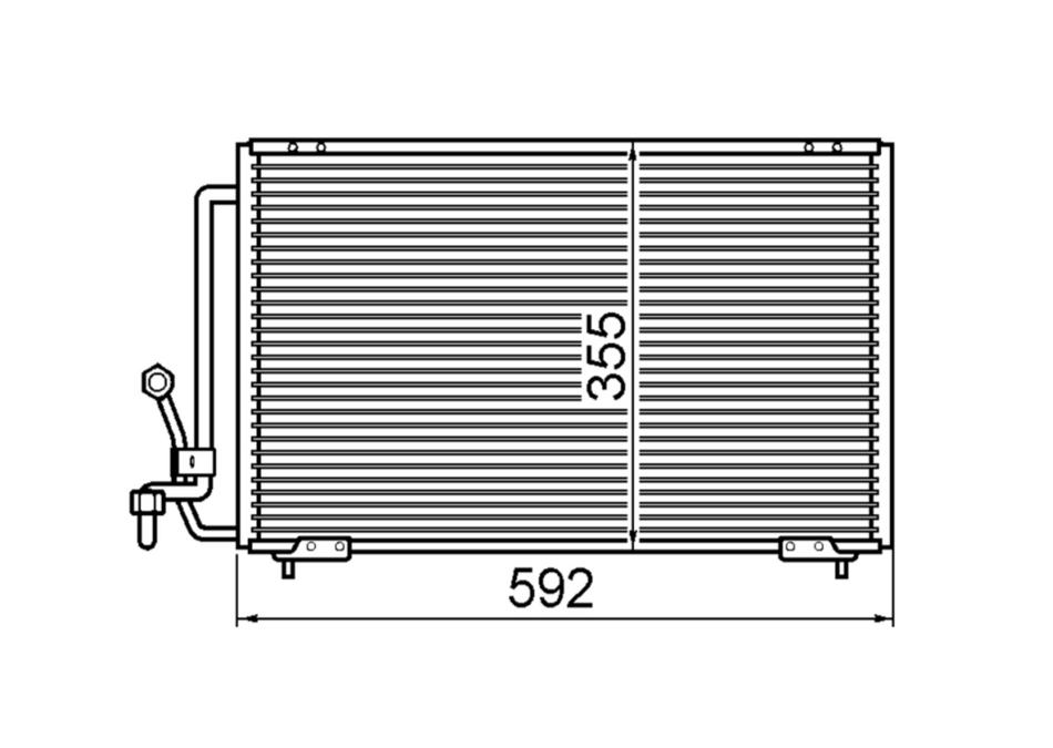 Peugeot 405 MK2 Condenser / CPE26022