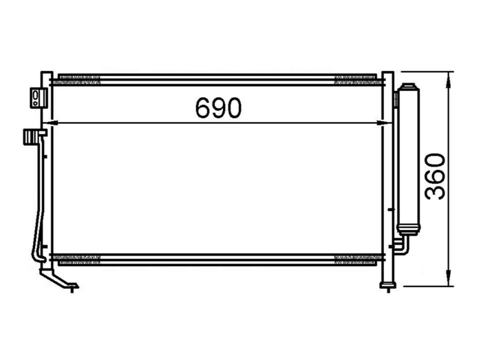Subaru Forester 2.0L Condenser / CSB14019
