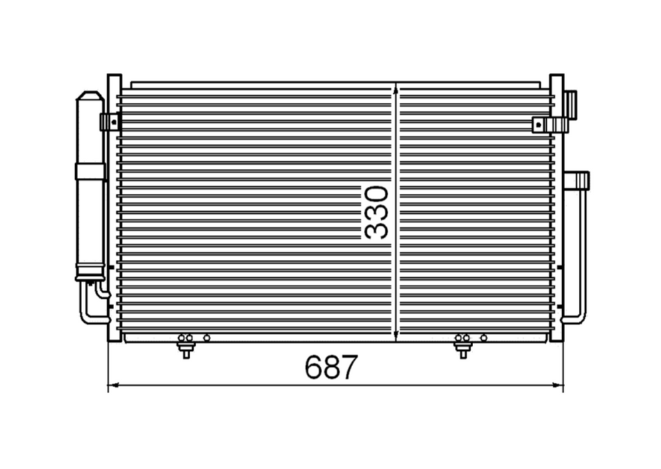 Subaru Liberty Outback Condenser / CSB14023