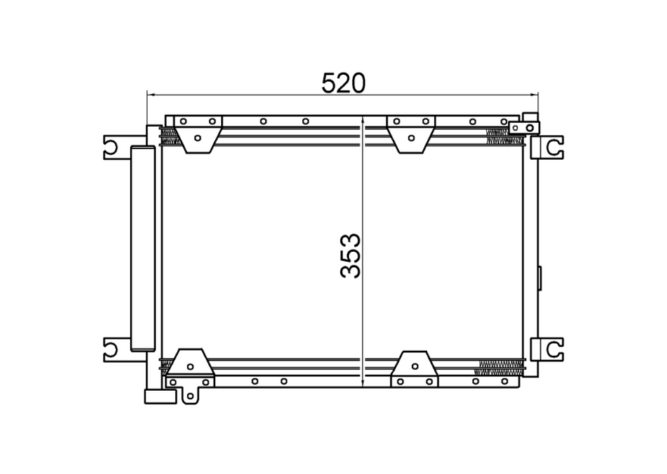 Suzuki Vitara JLX V6 Wagon Condenser / CSZ24014