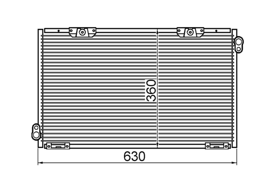 Toyota Celica ST204 Condenser / CTY18014B