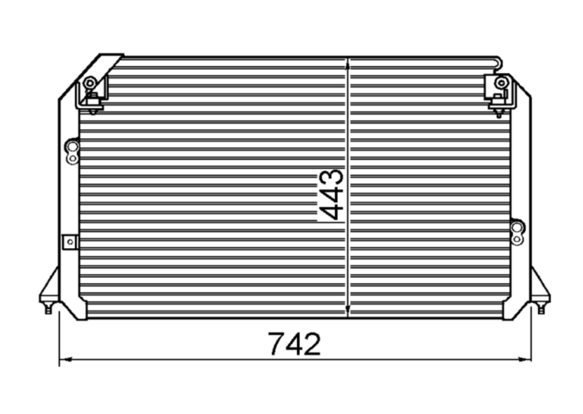 Toyota Camry SXV10 VDV10 Condenser / CTY18017