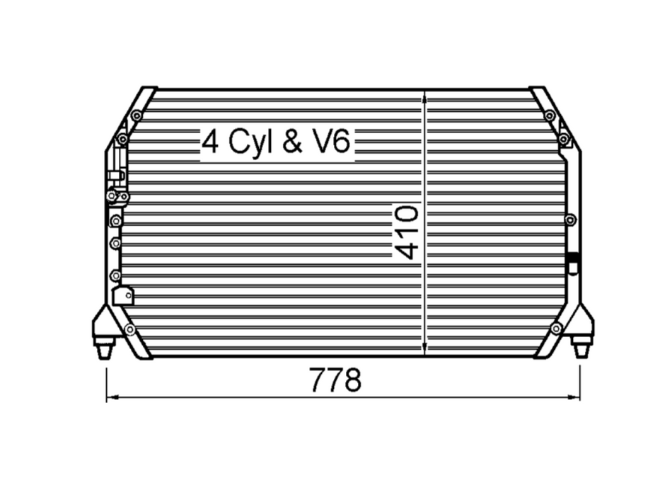 Toyota Camry SXV20 MCV20R Condenser / CTY18019