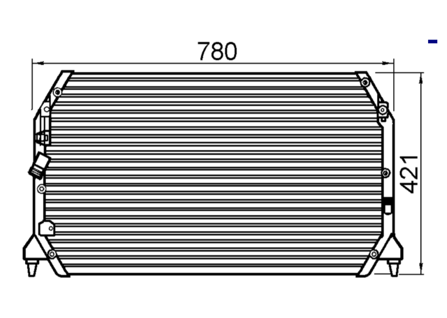 Toyota Camry MCV20 Lexus ES300 Condenser / CTY18020A