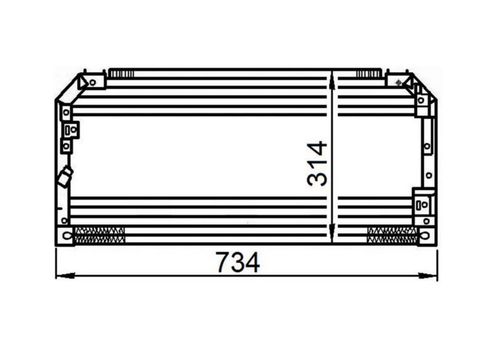 Toyota Corolla AE101 AE102 Condenser / CTY18025