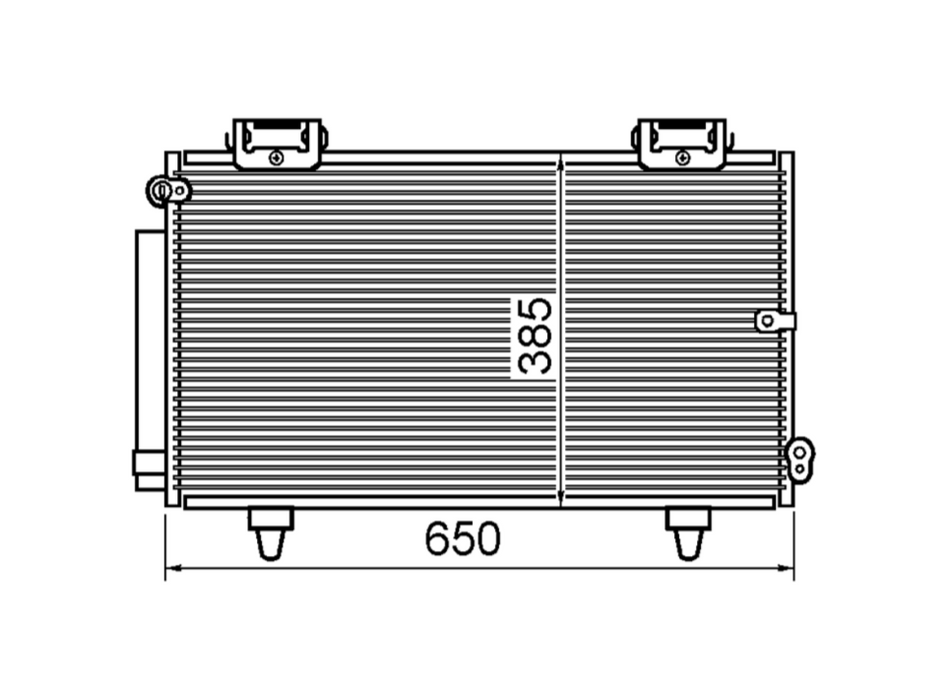Toyota Corolla ZZE122R Condenser / CTY18028