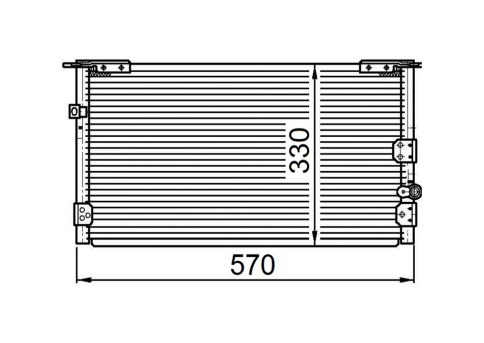 Toyota Hilux LN RZN147 Condenser / CTY18060A